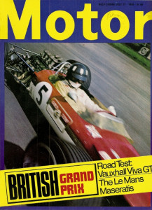 MOTOR 1968 JULY 27 - BRITISH G P,VAUXHALL VIVA GT, LE MANS MASERATIS